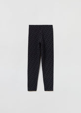Ovs Leggings With Printed Lettering